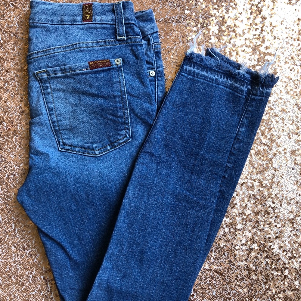 7 For All Mankind Distressed Jeans